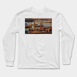 Sea Lions At Pier 39 San Francisco 3 Long Sleeve T-Shirt